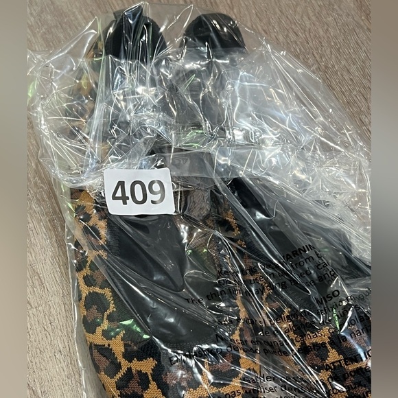 MIA Size 6.5 Cheetah Print Rubber Sole Stretch Ballet Flat Loafer Shoe EUC - Picture 7 of 8